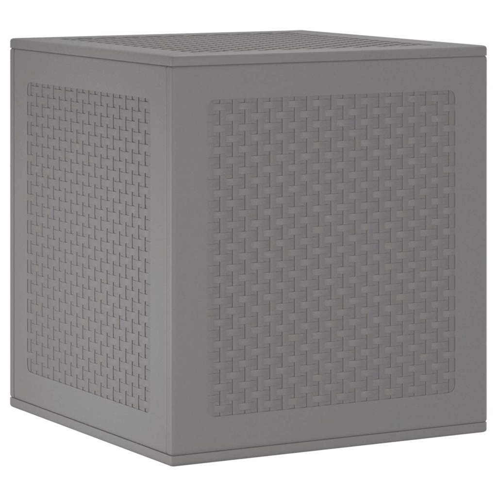 Gartenlagerbox mit Tür Hellgrau 55 x 53 x 57 cm Polypropylen