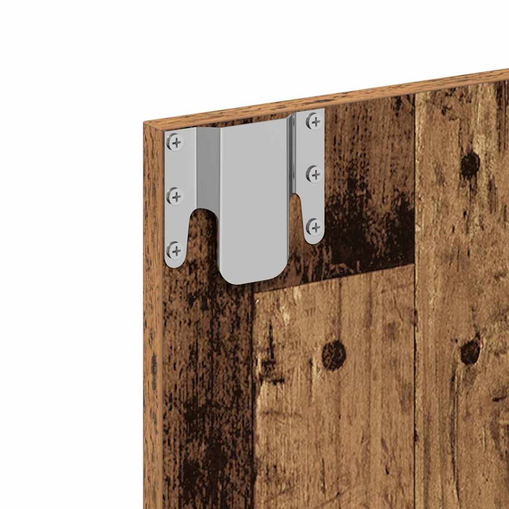Spiegelschrank Altholz 62 x 31,5 x 62 cm Holzwerkstoff