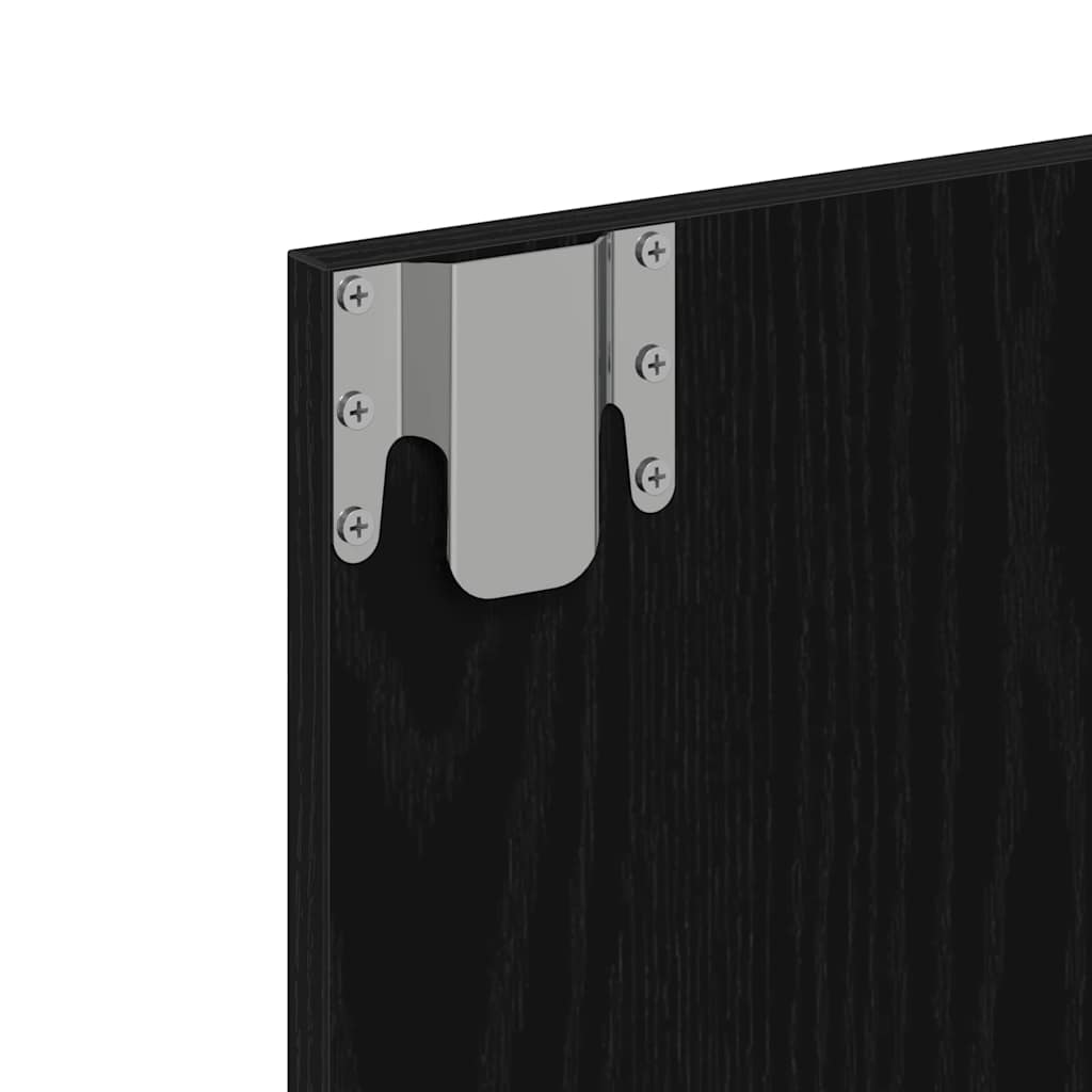 Spiegelschrank Schwarze Eiche 62 x 31,5 x 62 cm Holzwerkstoff