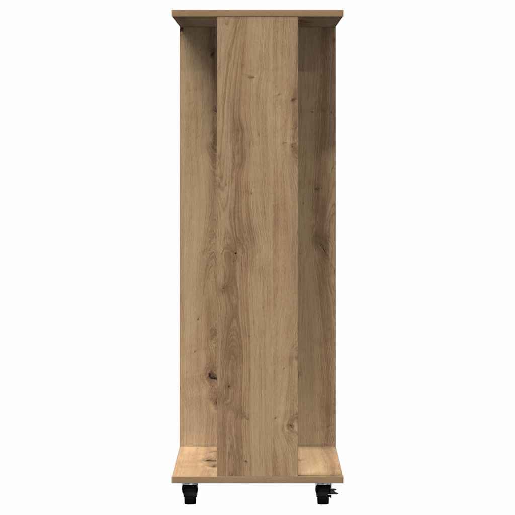 Kleiderschrank mit Regal Eiche handwerklich 102 x 38 x 110 cm
