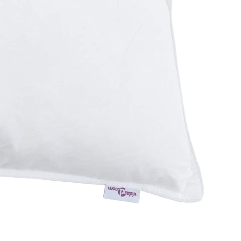 Bettdecke Sonstiges mit Kissen 2 pcs Weiß 155 x 220 cm Daunen