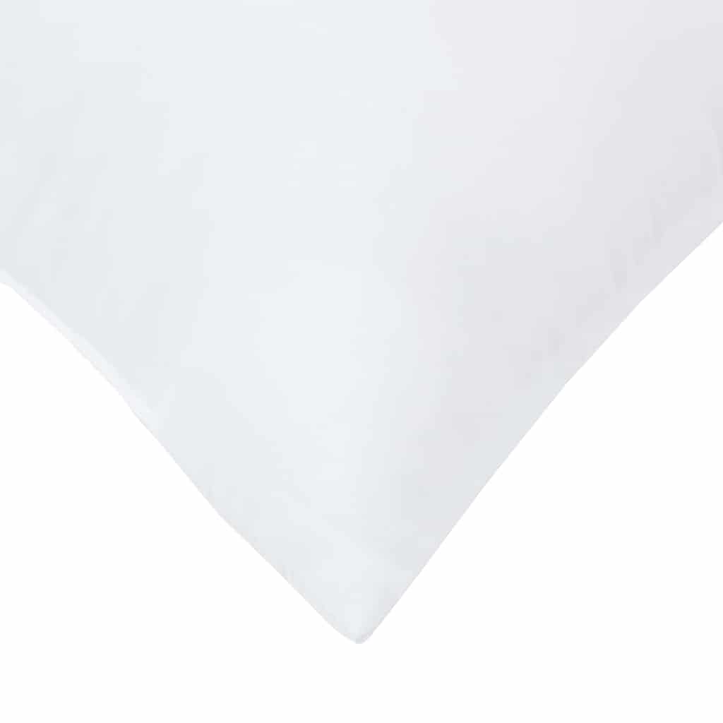 Sommer Bettdecke mit Kissen 2 pcs Weiß 155 x 220 cm Mikrofaser