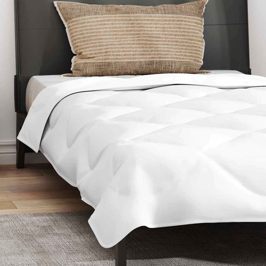 Sommer Bettdecke mit Kissen 2 pcs Weiß 155 x 220 cm Mikrofaser