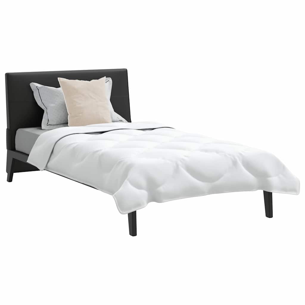 Steppbett mit Kissen 2 pcs Weiß 135 x 200 cm Mikrofaser