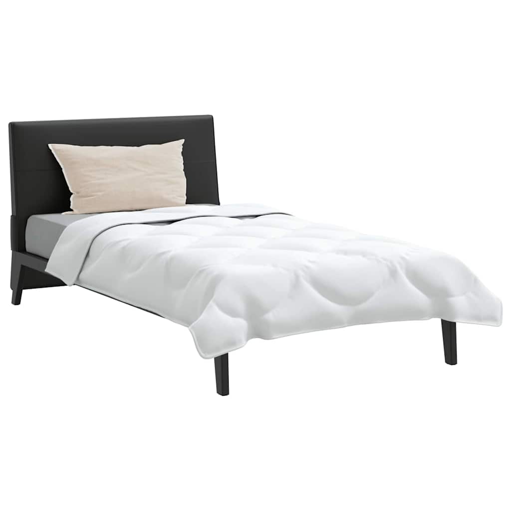 Steppbett mit Kissen 2 pcs Weiß 140 x 200 cm Mikrofaser