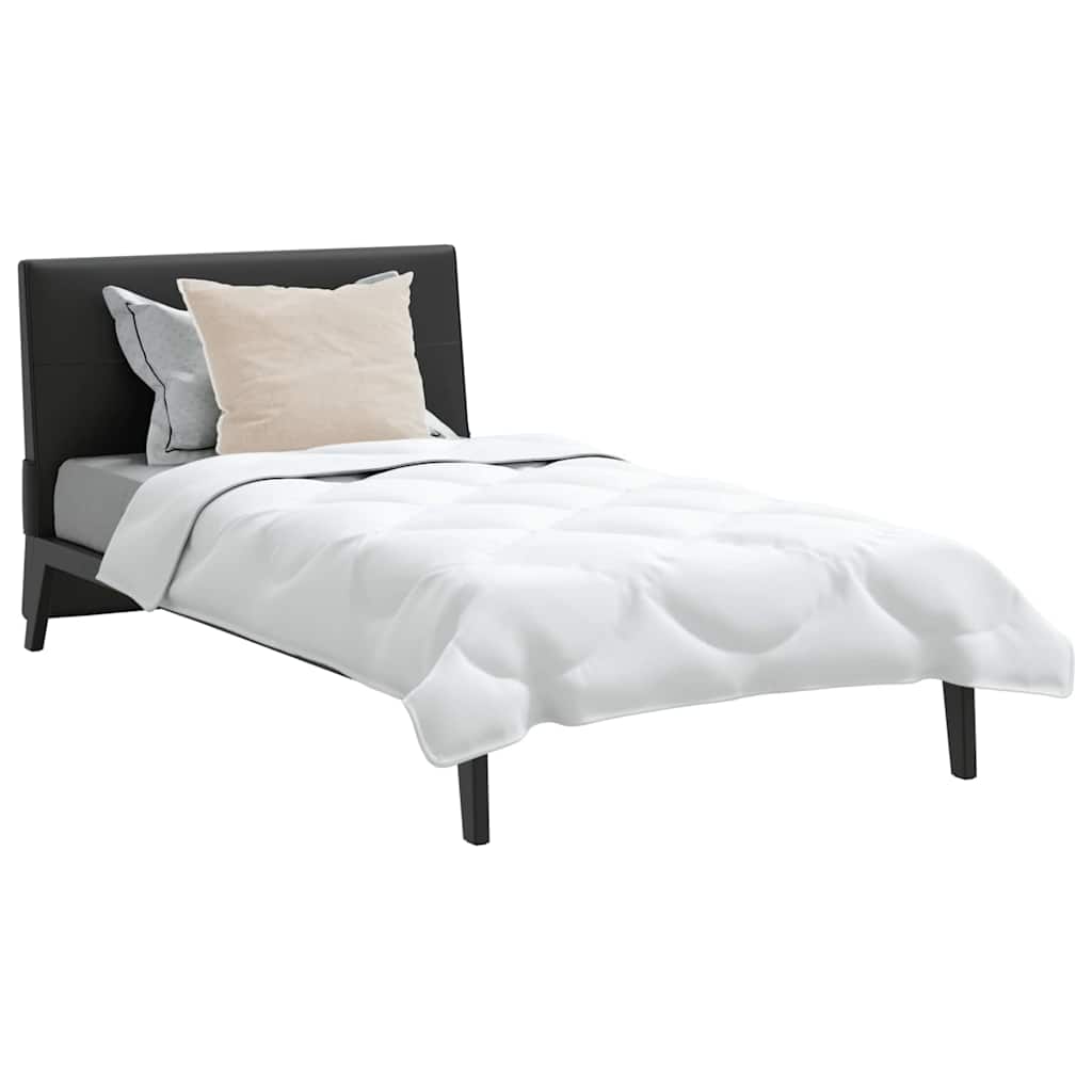 Steppbett mit Kissen 2 pcs Weiß 140 x 200 cm Mikrofaser