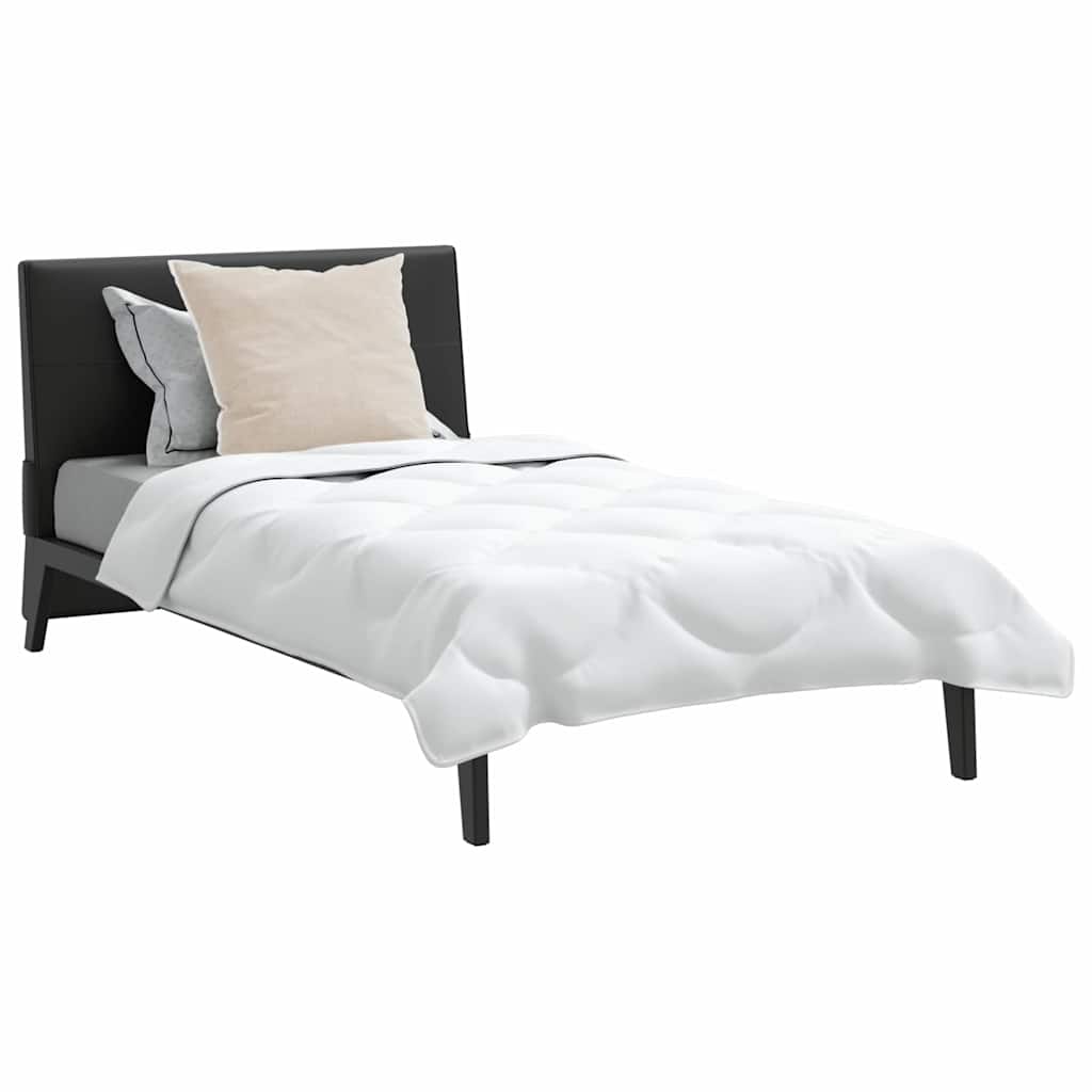Steppbett mit Kissen 2 pcs Weiß 140 x 200 cm Mikrofaser