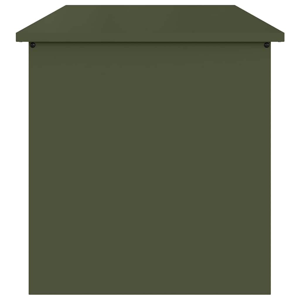 Außenlagerbox Olivgrün 80 x 50.5 x 50 cm Kaltgewalzter Stahl