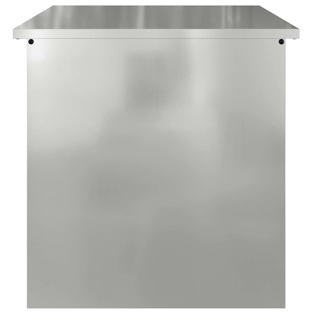 Außenlagerbox Silber 55 x 50.5 x 50 cm Verzinkter Stahl