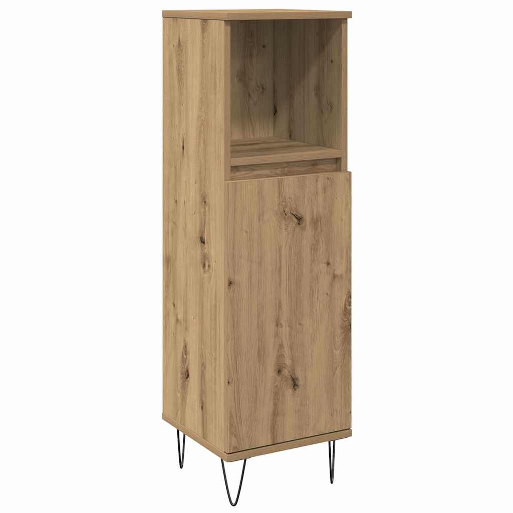 Badezimmer Möbel Set 3 pcs Artisan Eiche 30 x 30 x 180 cm