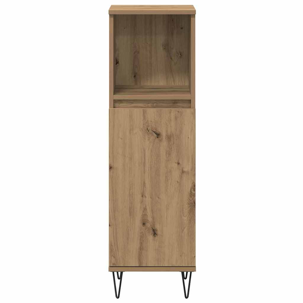 Badezimmer Möbel Set 3 pcs Artisan Eiche 30 x 30 x 180 cm