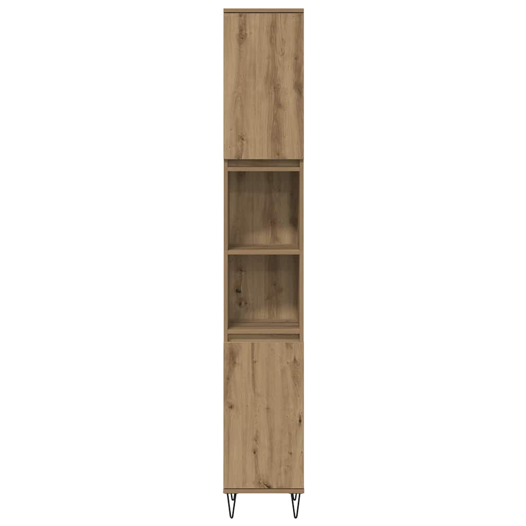 Badezimmer Möbel Set 3 pcs Artisan Eiche 30 x 30 x 180 cm