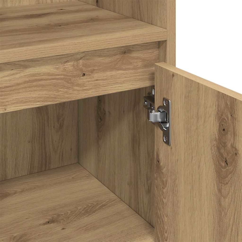 Badezimmermöbel Set 3 pcs Braun 30 x 30 x 180 cm Holzwerkstoff