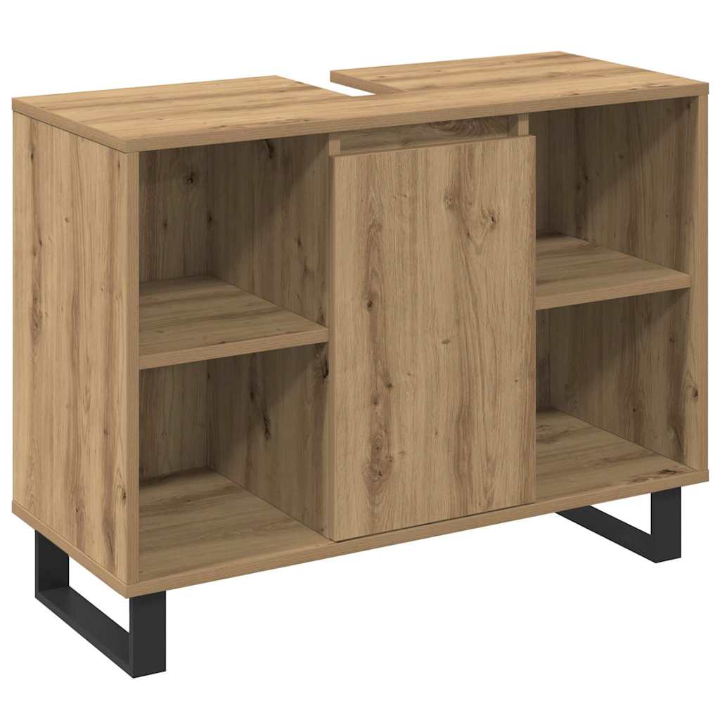 Badezimmermöbel Set 3 pcs Braun 30 x 30 x 180 cm Holzwerkstoff