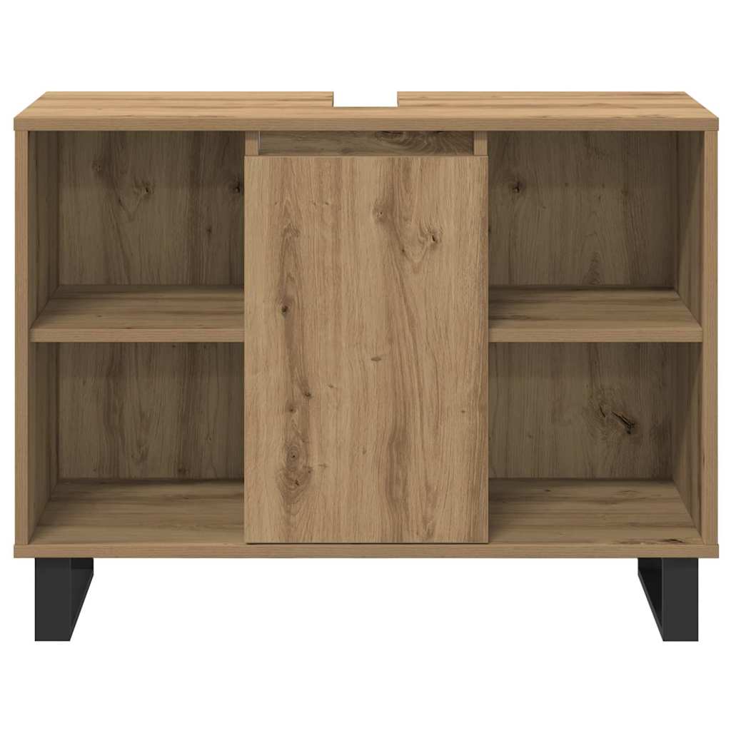 Badezimmermöbel Set 3 pcs Braun 30 x 30 x 180 cm Holzwerkstoff