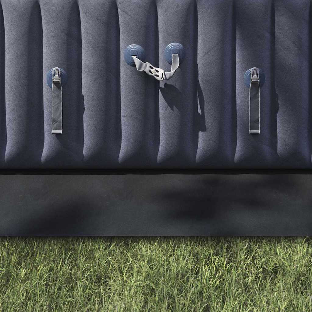 Bodenfolie für Pools Schwarz 500 x 250 cm Polyester-Geotextil