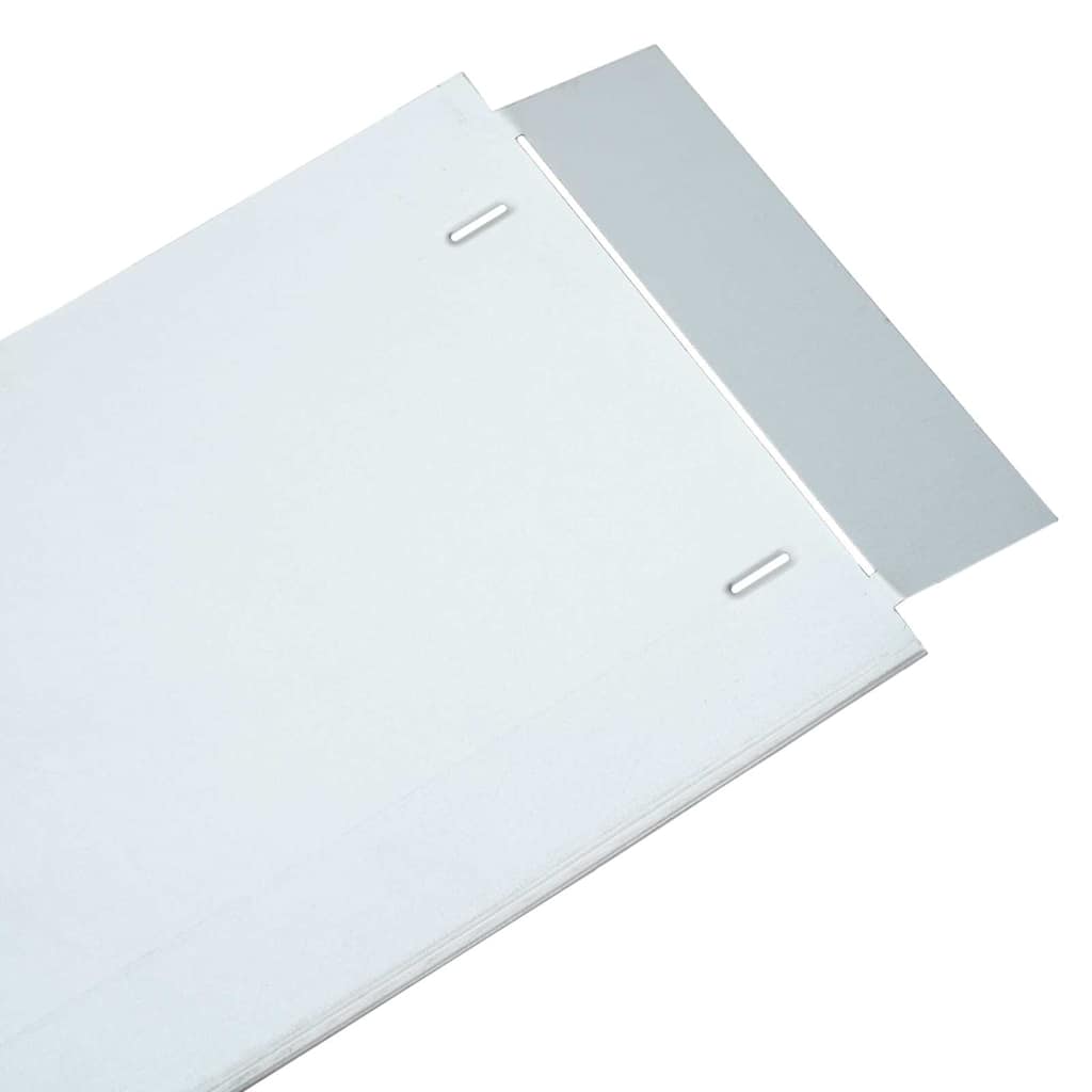 Rasenkanten 5 pcs Silber 100 x 25 cm Verzinkter Stahl