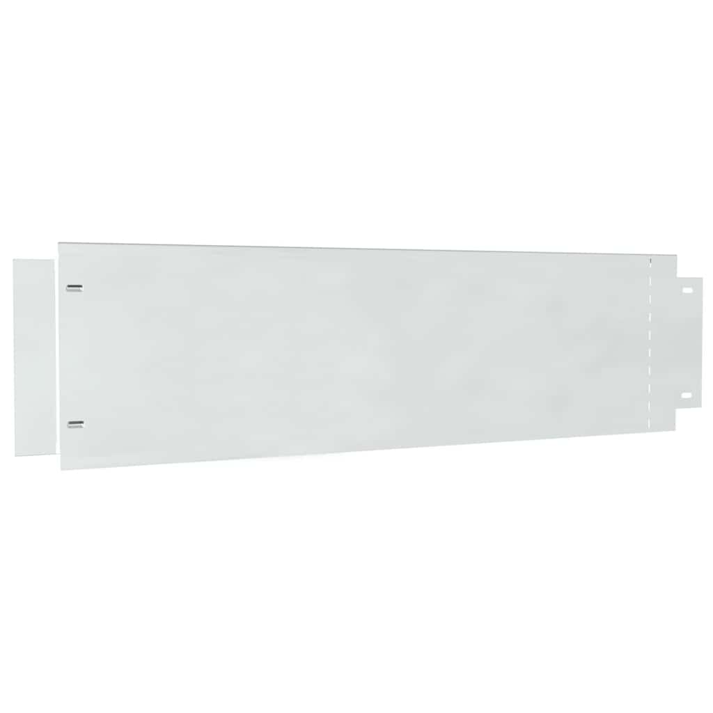 Rasenkanten 5 pcs Silber 100 x 25 cm Verzinkter Stahl