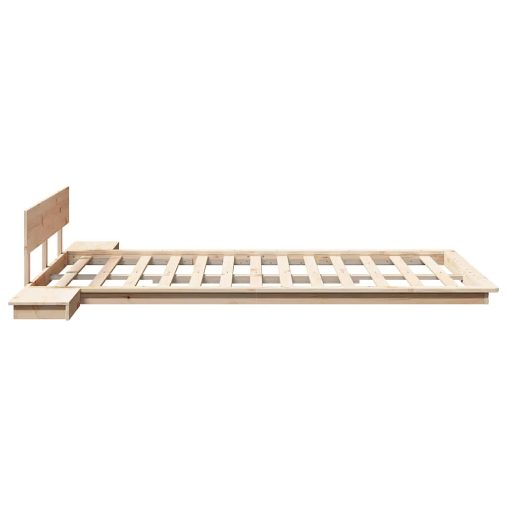 Bettgestell Braun 120 x 190 cm Holz