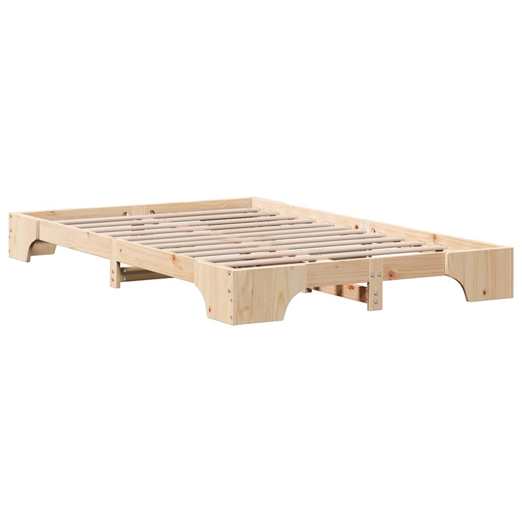 Bettgestell Massives Kiefernholz 197 x 142 x 17 cm