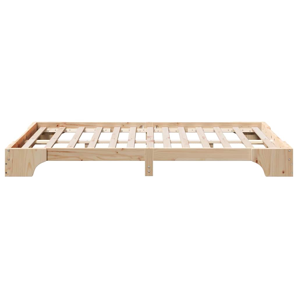 Bettgestell Massives Kiefernholz 197 x 142 x 17 cm