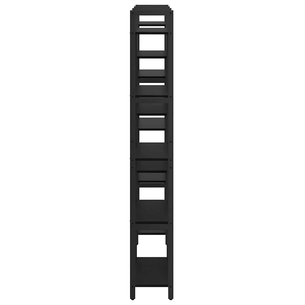 Regal Schwarze Eiche 156 x 25 x 167.5 cm Holzwerkstoff