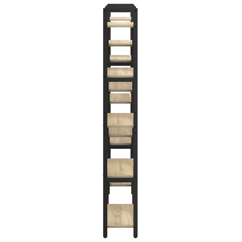 Regal Sonoma Eiche 156 x 25 x 167.5 cm Holzwerkstoff