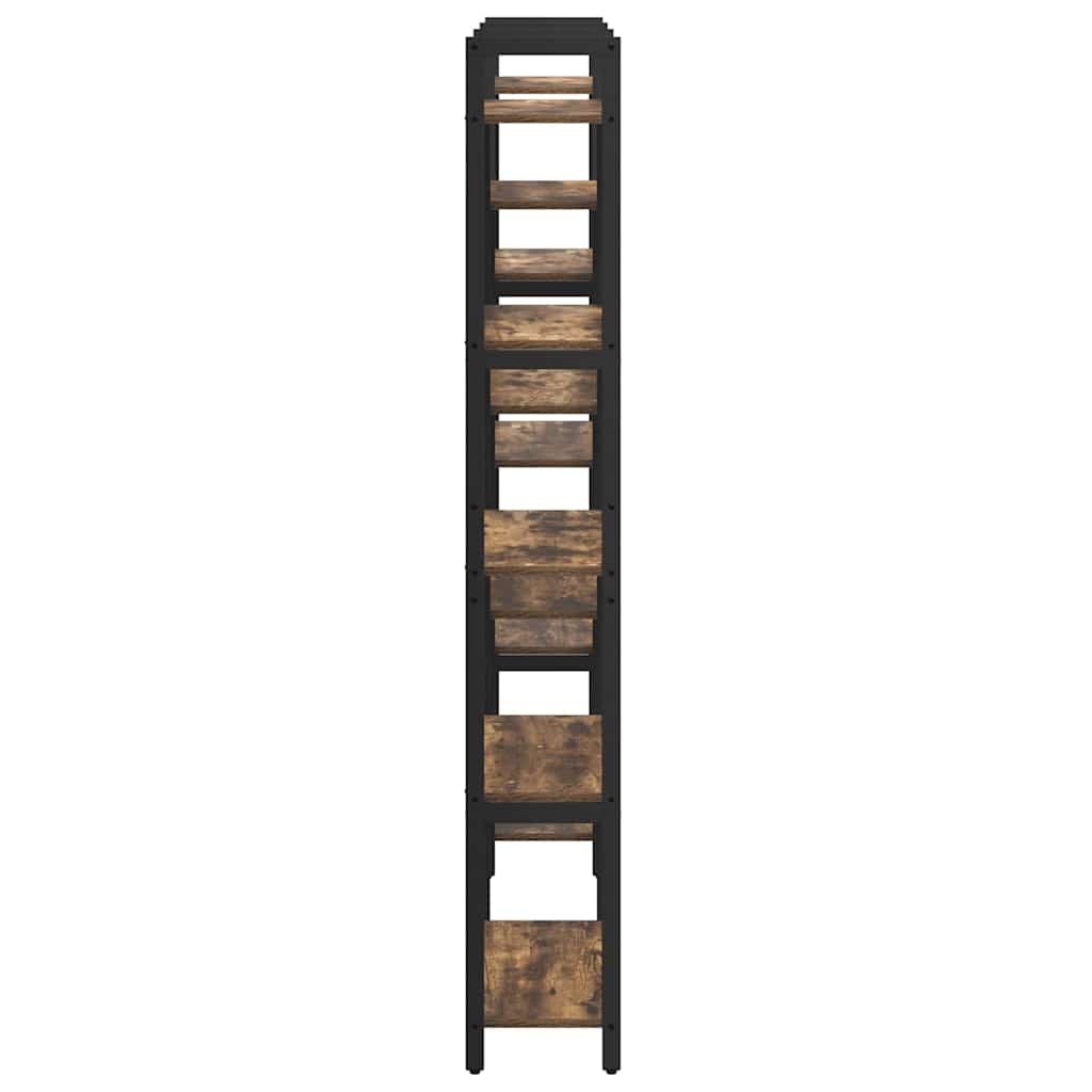 Regal Räuchereiche 156 x 25 x 167.5 cm Holzwerkstoff