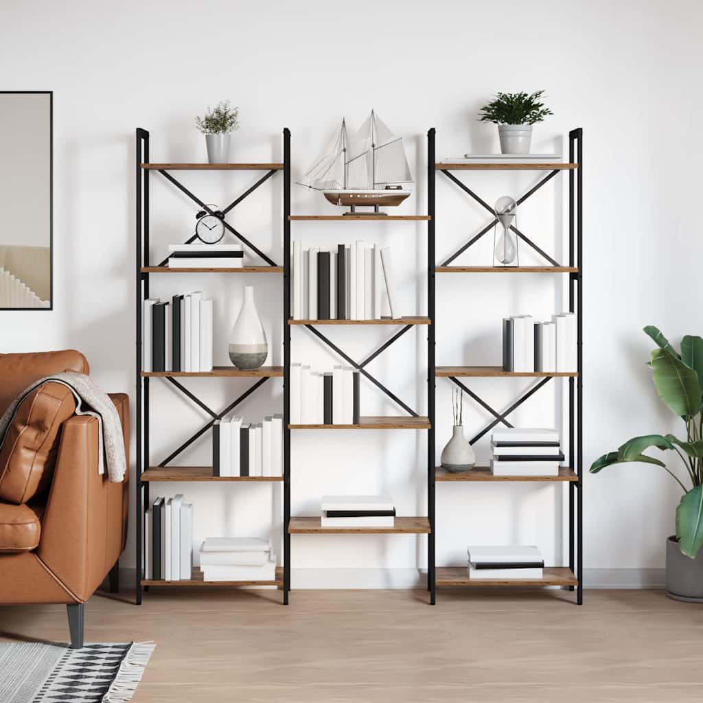 Regal Altholz 156 x 25 x 167.5 cm Holzwerkstoff