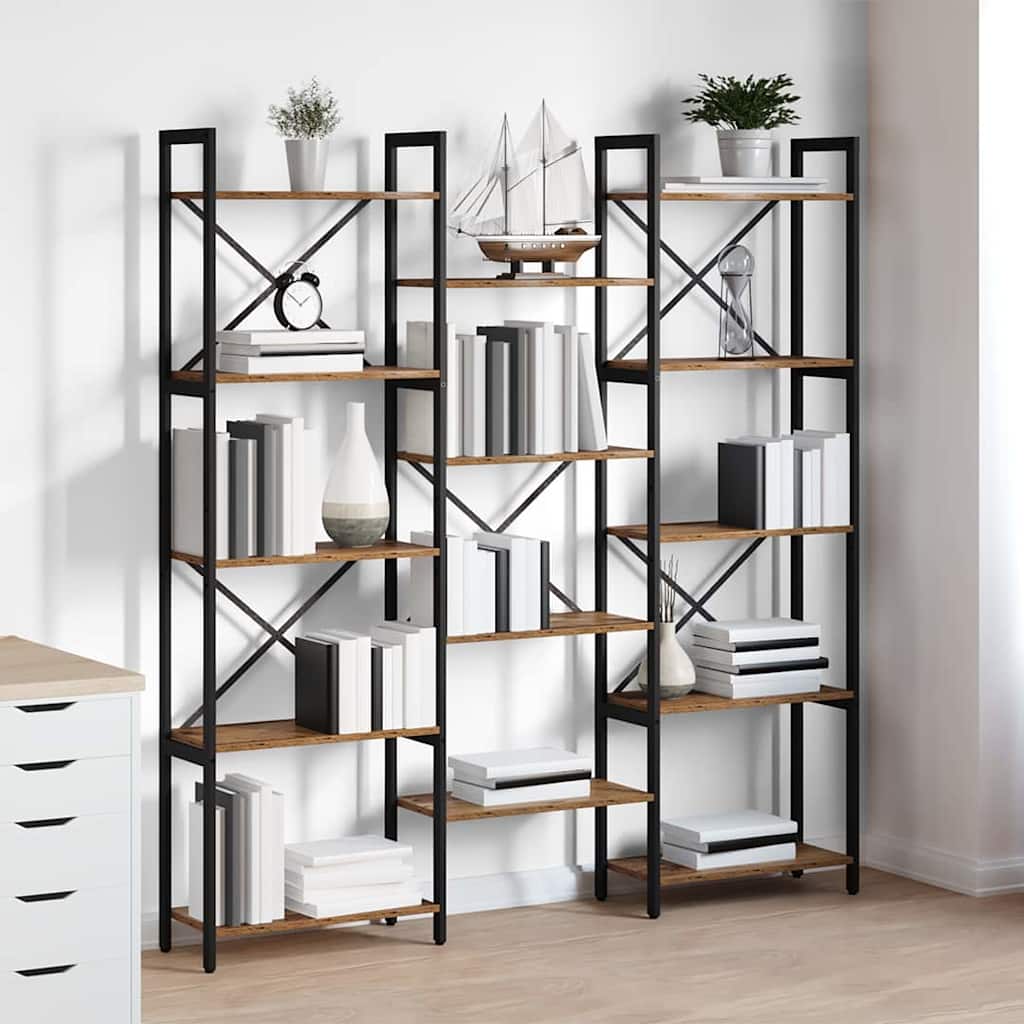 Regal Altholz 156 x 25 x 167.5 cm Holzwerkstoff