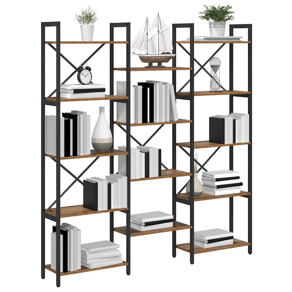 Regal Altholz 156 x 25 x 167.5 cm Holzwerkstoff