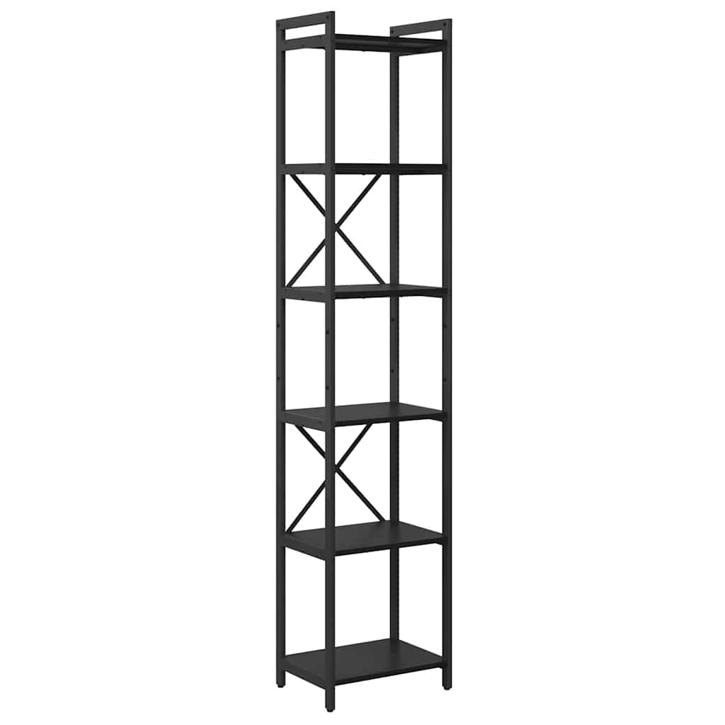 Bücherregal Schwarze Eiche 40 x 30 x 188 cm Holzwerkstoff
