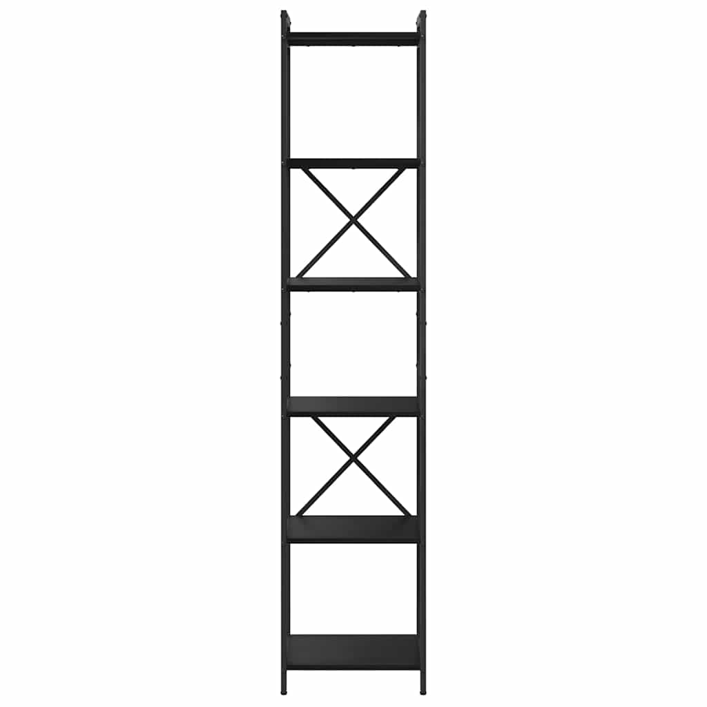 Bücherregal Schwarze Eiche 40 x 30 x 188 cm Holzwerkstoff