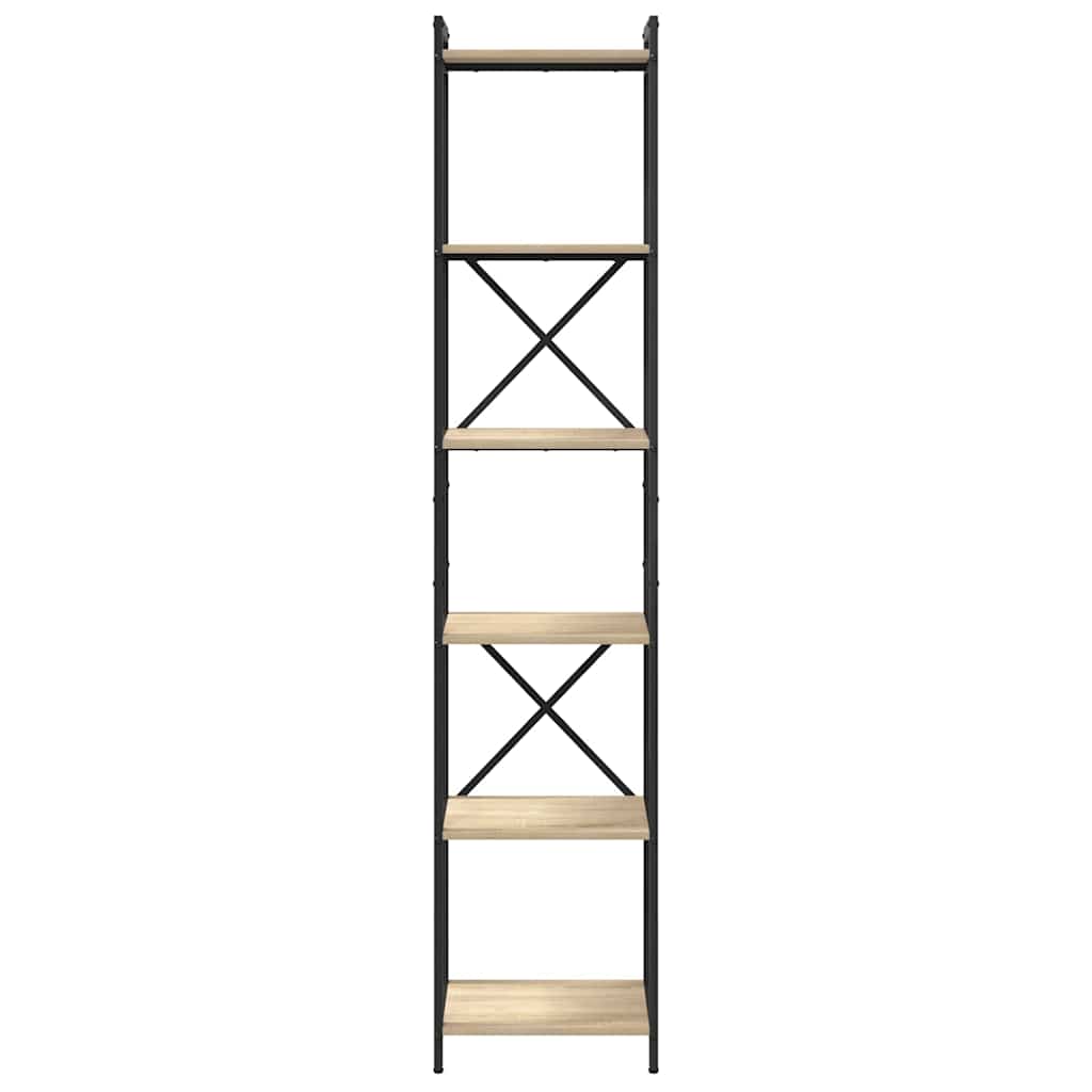 Bücherregal Sonoma Eiche 40 x 30 x 188 cm Holzwerkstoff