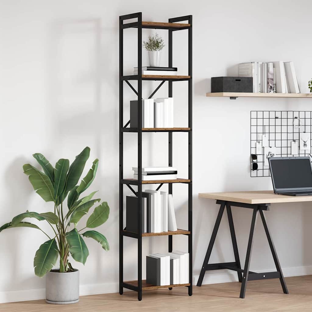 Bücherregal Altholz 40 x 30 x 188 cm Holzwerkstoff