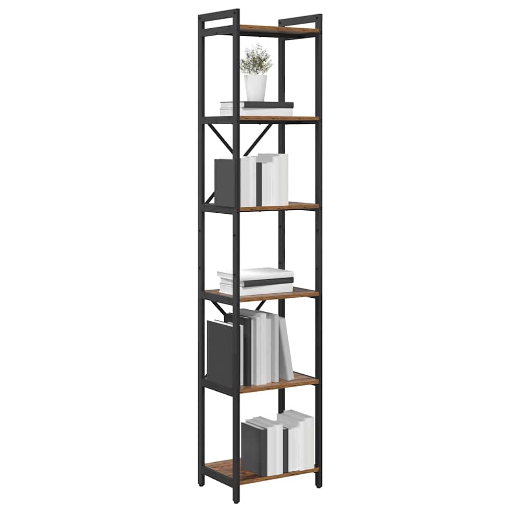 Bücherregal Altholz 40 x 30 x 188 cm Holzwerkstoff