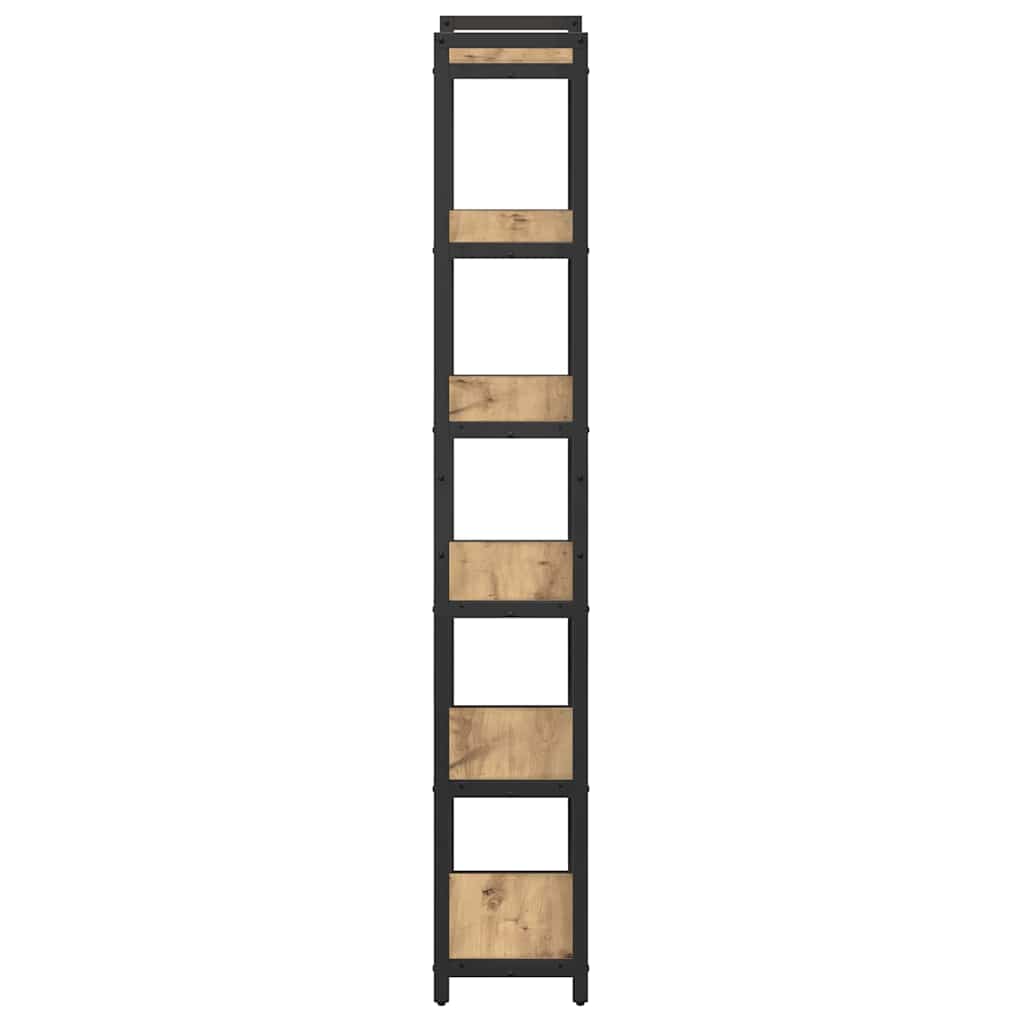Bücherregal Eiche handwerklich 40 x 30 x 188 cm Holzwerkstoff