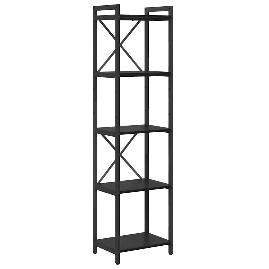 Bücherregal Schwarze Eiche 40 x 30 x 153 cm Holzwerkstoff
