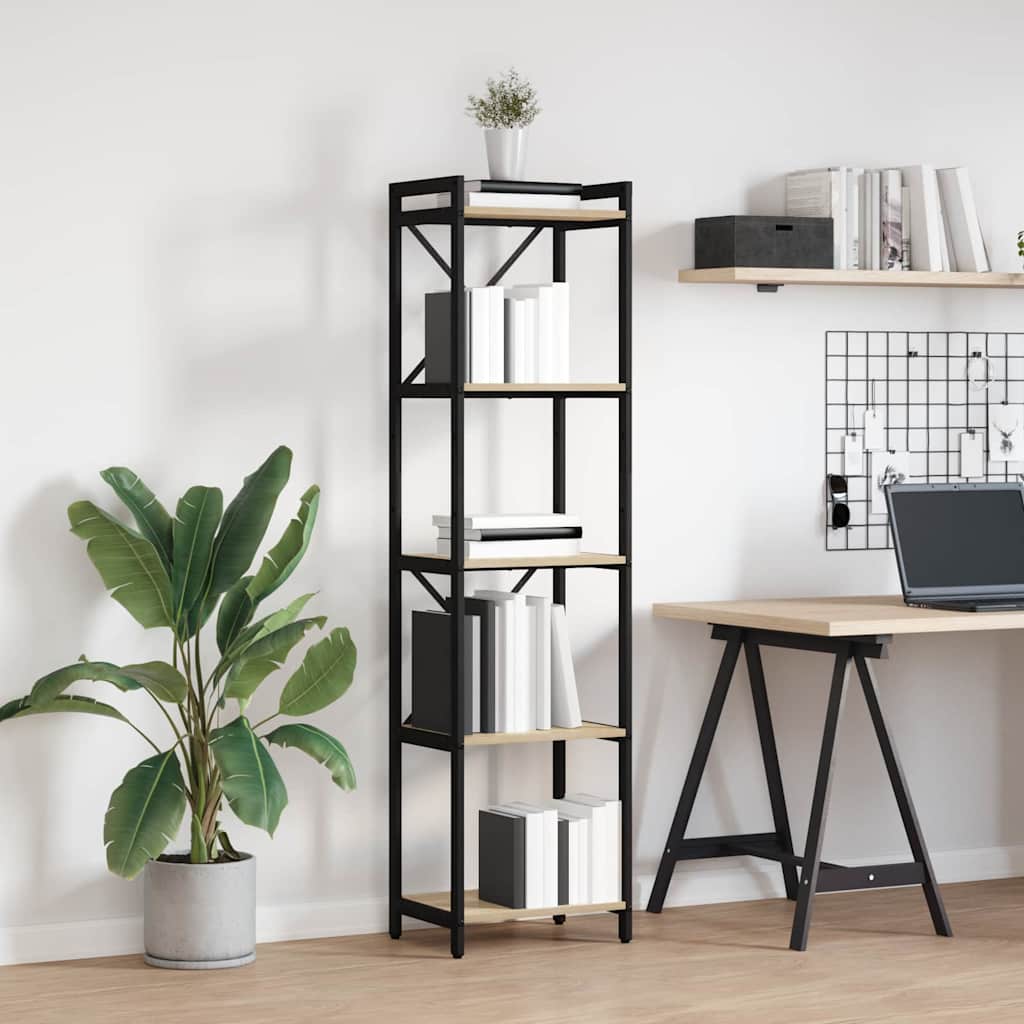 Bücherregal Sonoma Eiche 40 x 30 x 153 cm Holzwerkstoff