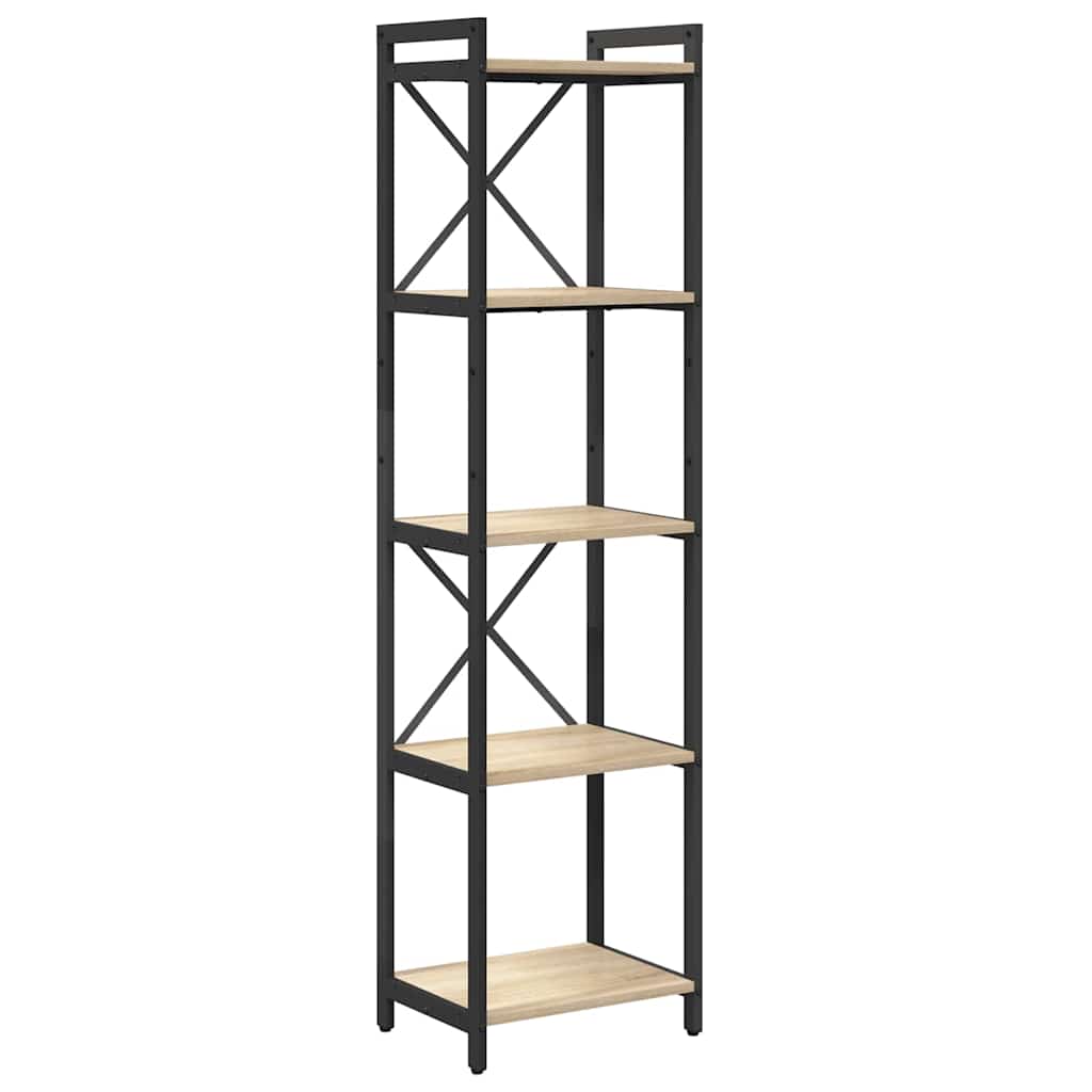 Bücherregal Sonoma Eiche 40 x 30 x 153 cm Holzwerkstoff