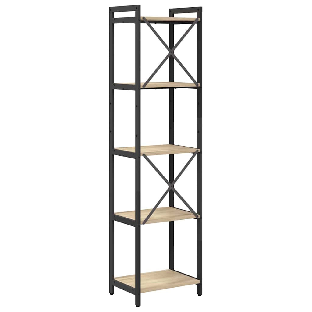 Bücherregal Sonoma Eiche 40 x 30 x 153 cm Holzwerkstoff