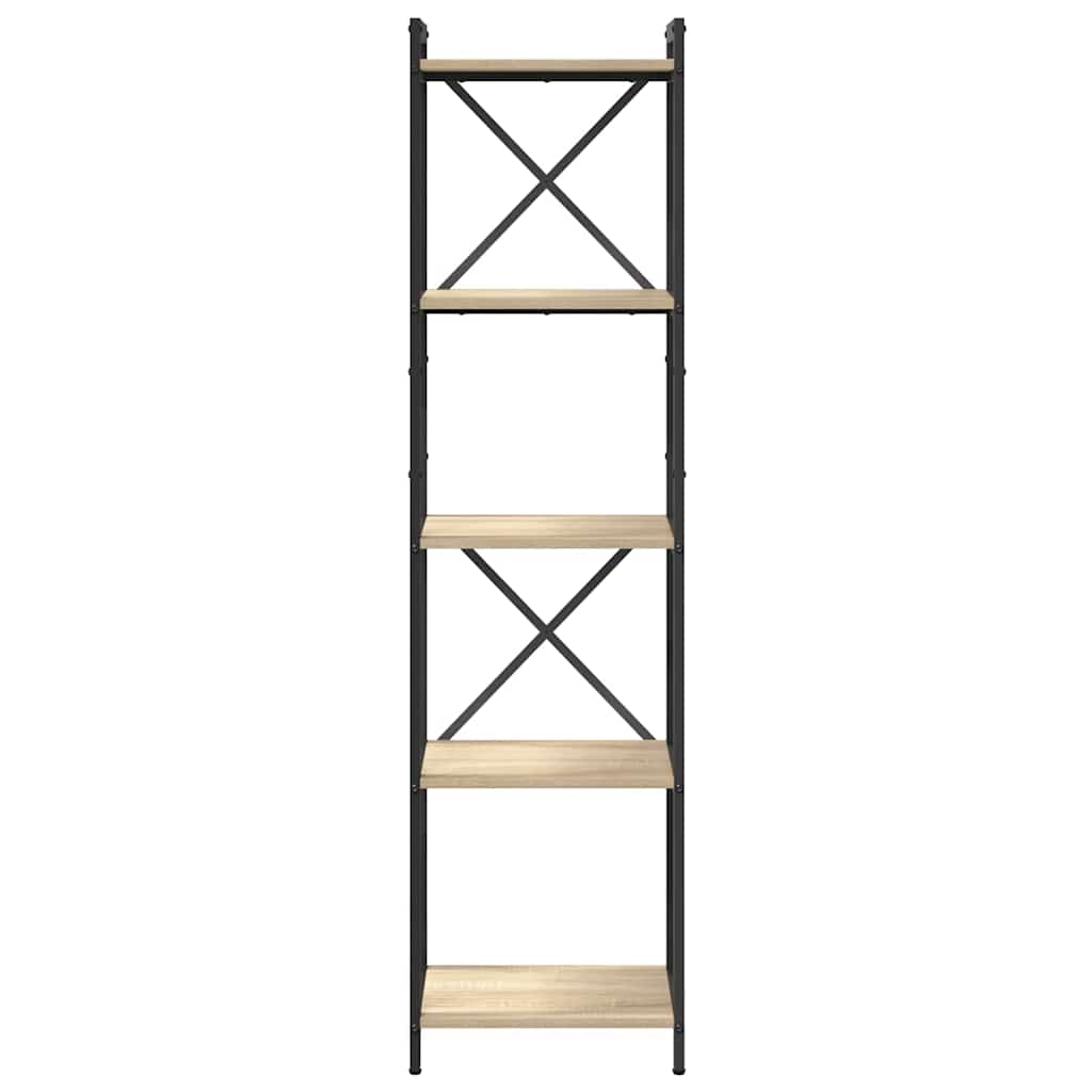 Bücherregal Sonoma Eiche 40 x 30 x 153 cm Holzwerkstoff
