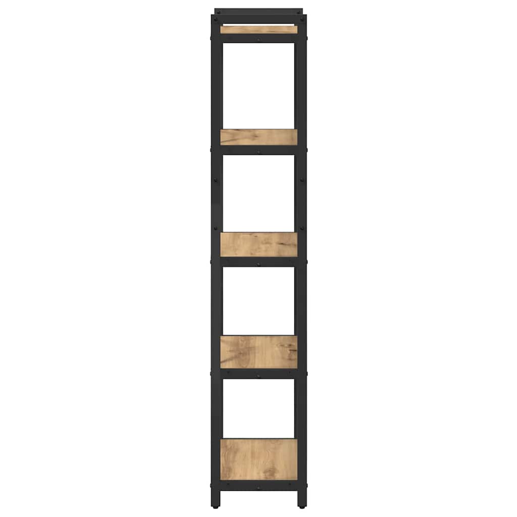 Bücherregal Eiche handwerklich 40 x 30 x 153 cm Holzwerkstoff