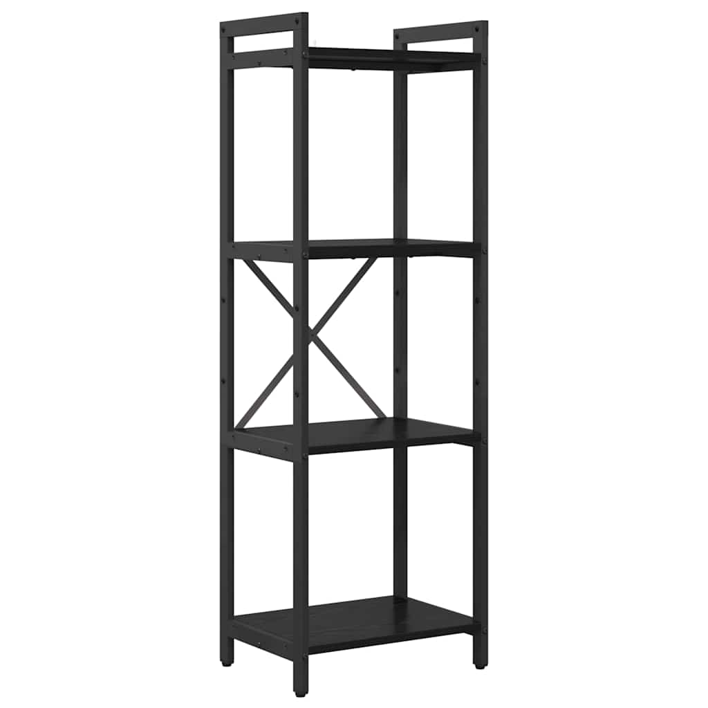 Bücherregal Schwarze Eiche 40 x 30 x 118 cm Holzwerkstoff