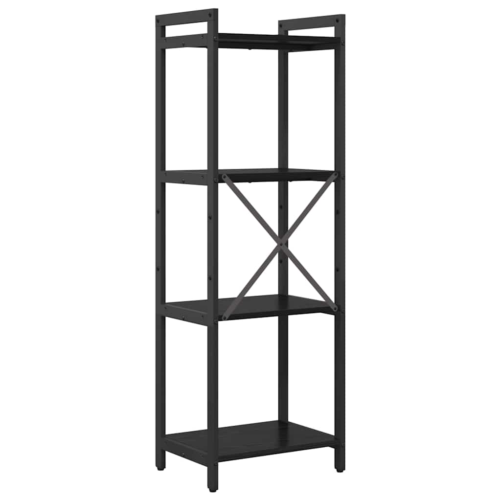 Bücherregal Schwarze Eiche 40 x 30 x 118 cm Holzwerkstoff