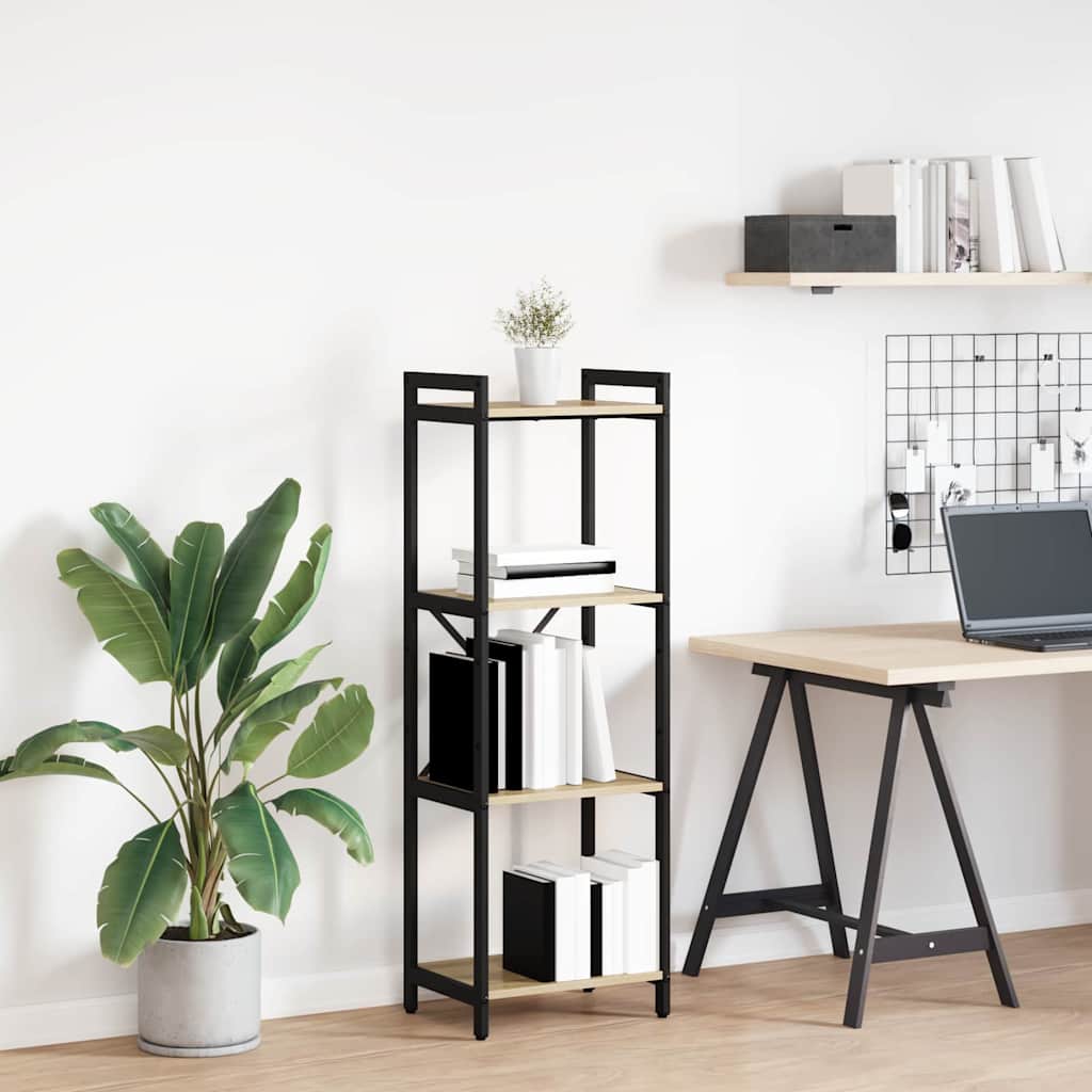 Bücherregal Sonoma Eiche 40 x 30 x 118 cm Holzwerkstoff