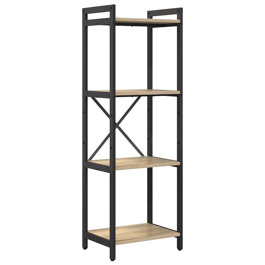 Bücherregal Sonoma Eiche 40 x 30 x 118 cm Holzwerkstoff