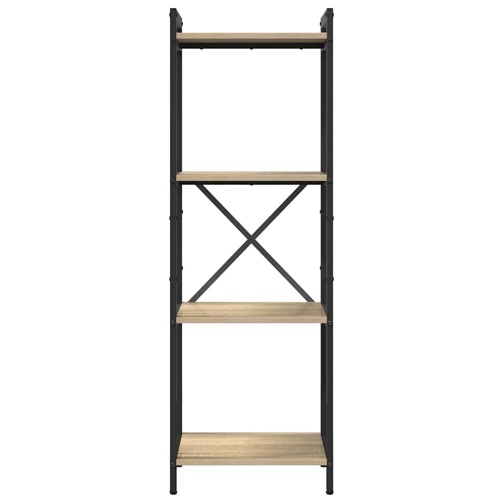 Bücherregal Sonoma Eiche 40 x 30 x 118 cm Holzwerkstoff