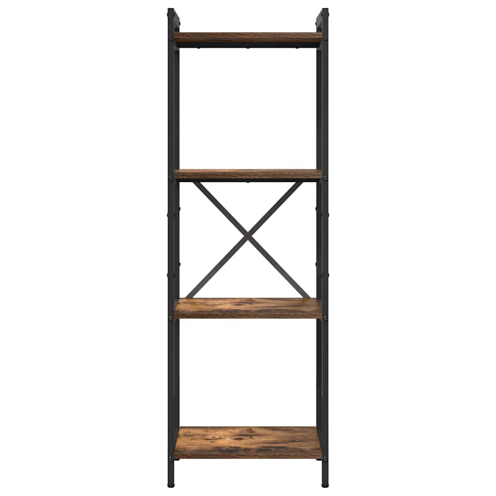 Bücherregal Räuchereiche 40 x 30 x 118 cm Holzwerkstoff