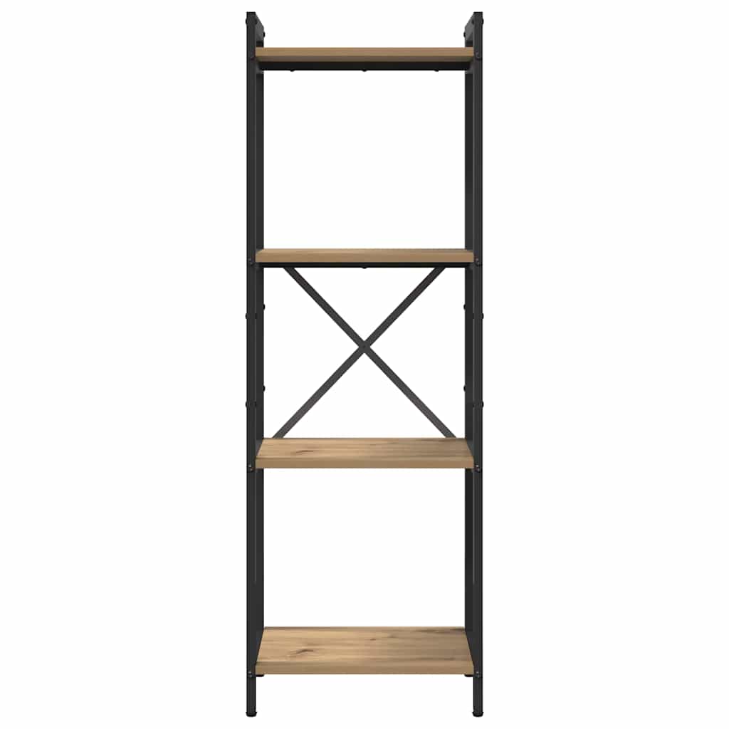 Bücherregal Eiche handwerklich 40 x 30 x 118 cm Holzwerkstoff
